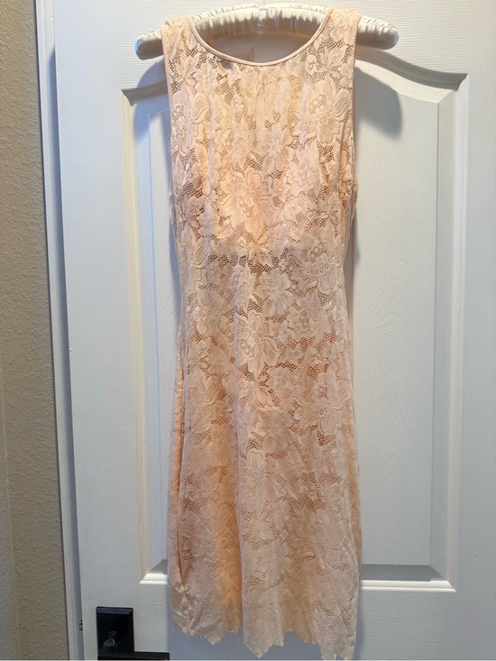 bebe Dresses & Skirts - bebe Peach Lace Dress